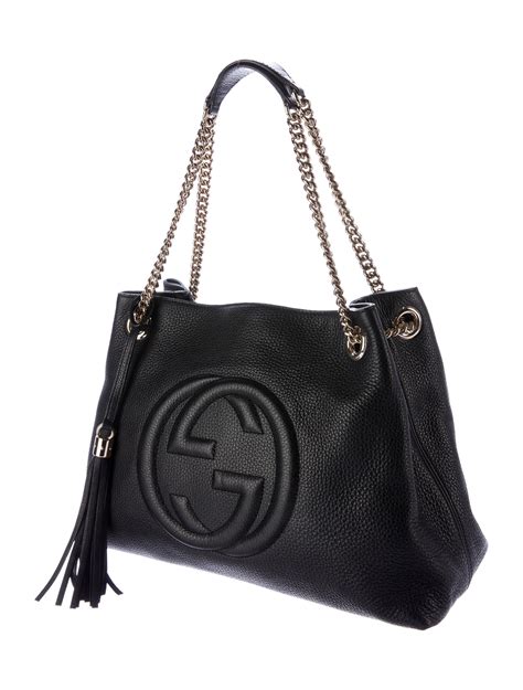 gucci soho leather chain shoulder bag price|gucci soho denim bag.